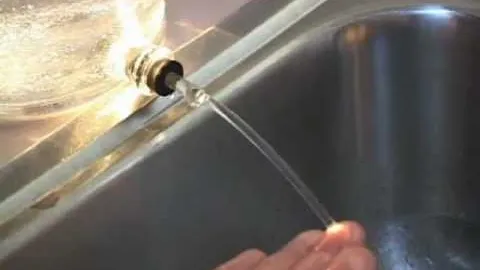 Water Light Pipe with White Light